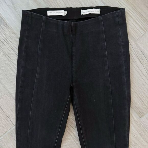 PILCRO High-Rise Denim Leggings Black Pull On - Picture 4 of 8
